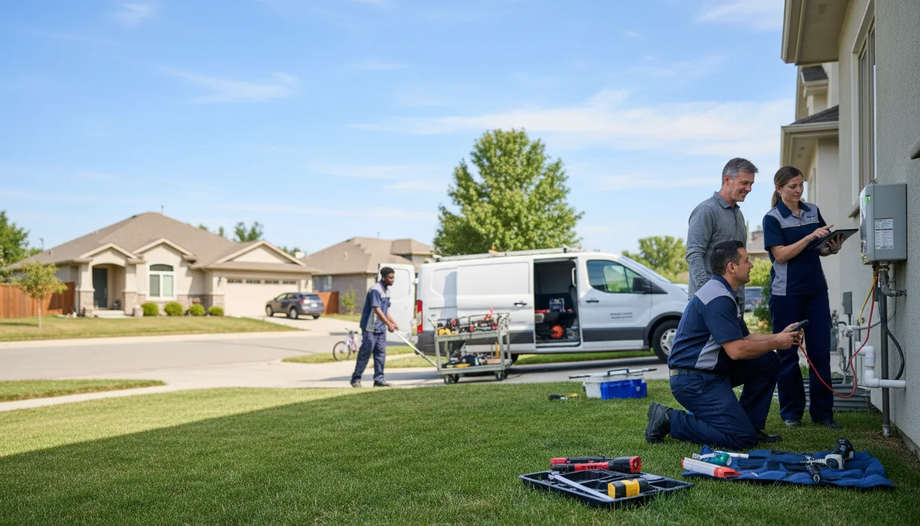 Tankless water heater service in Driftwood, TX